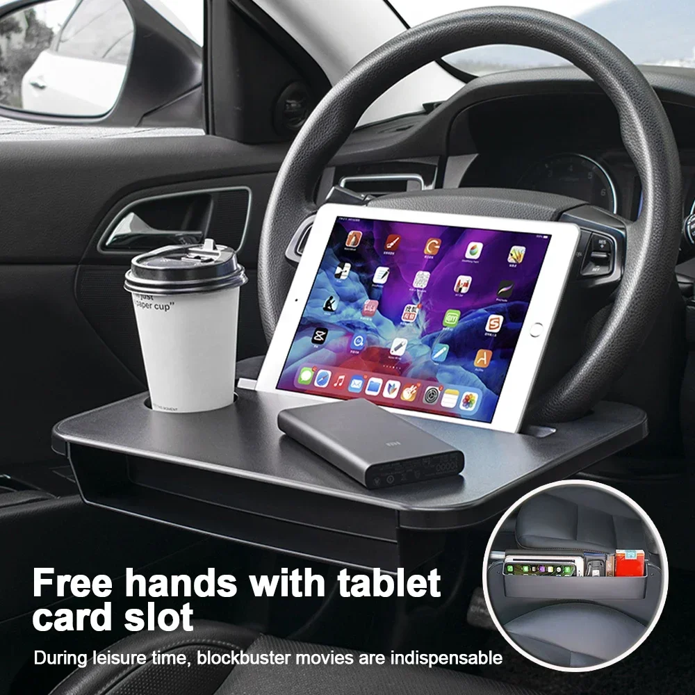 Laptop Office Accessories - Multifunctionele auto-tray, laptop bureau, houder, standaard,
