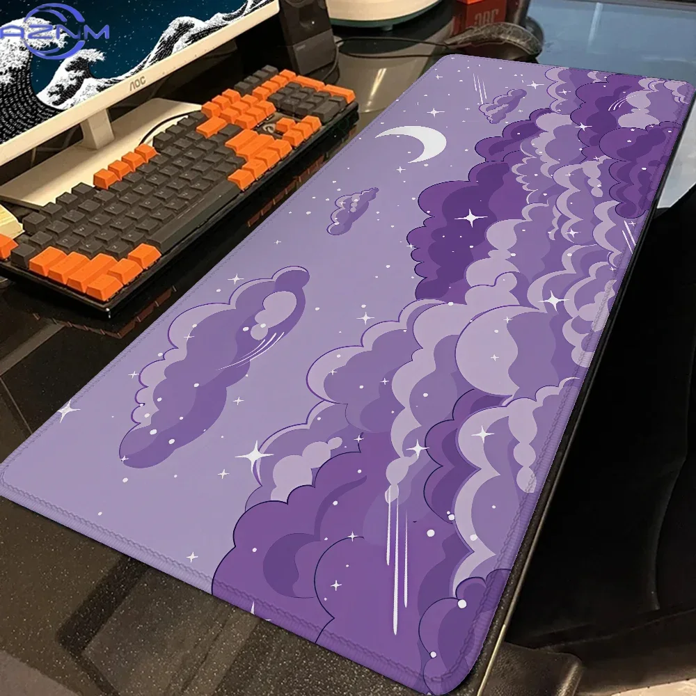 Laptop Accessories Nearby - Skyscape Setup Gaming Accessoires Grote Muismat