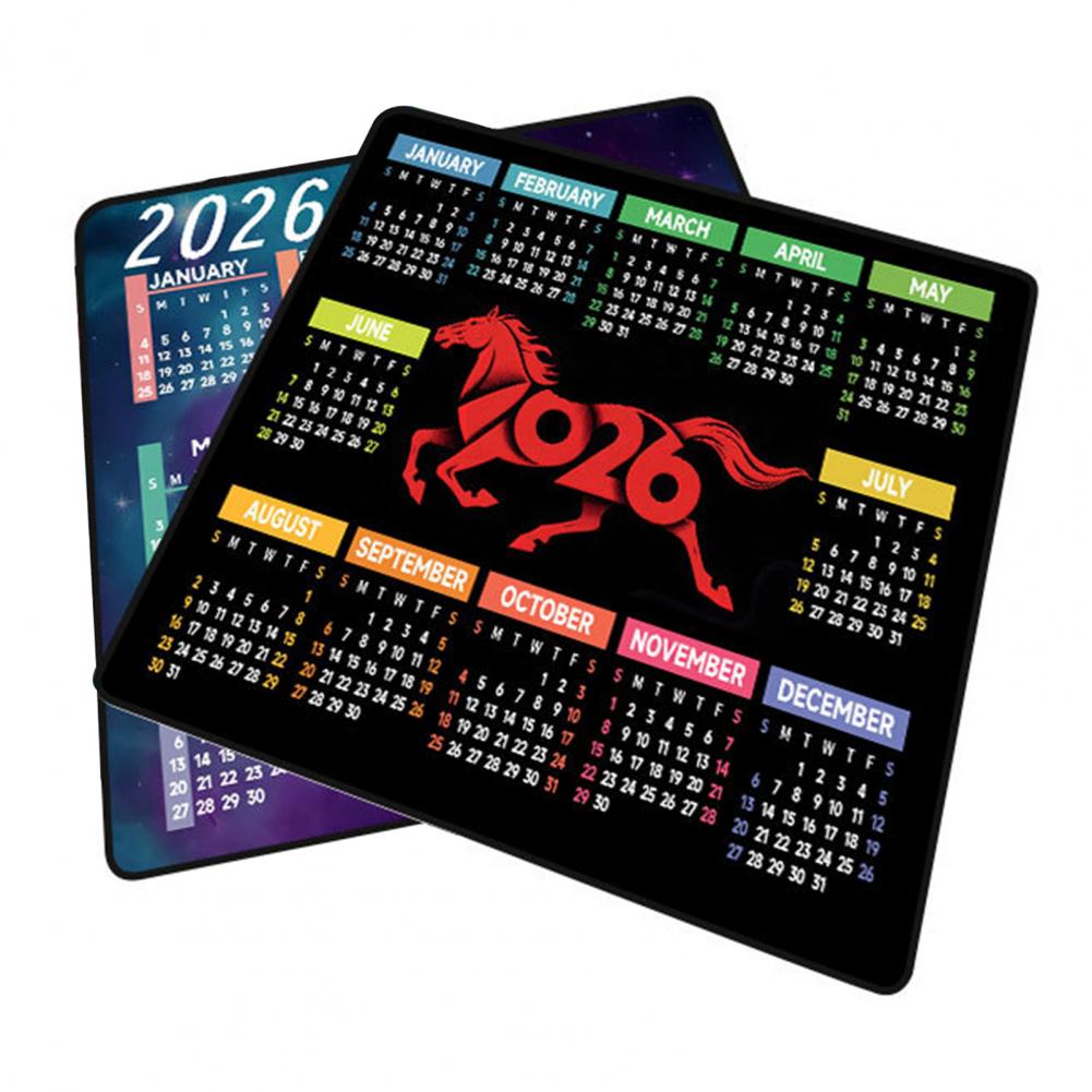 Laptop Office Accessories - 2026 Kalender Muismat Waterdicht Thuiskantoor Gaming