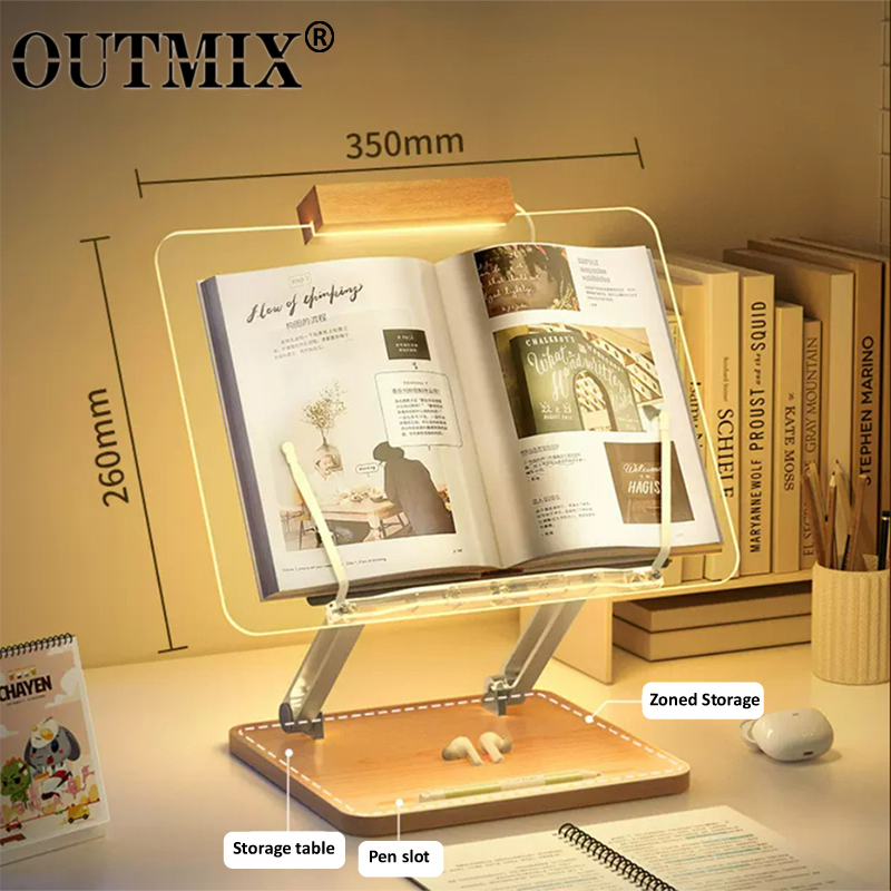 Houten leesstandaard met licht - Laptop Office Accessories recensie en prijs
