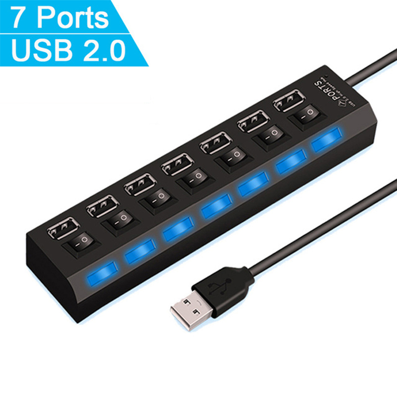 7-poorts USB 2.0 hubsplitter v - Laptop Office Accessories recensie en prijs